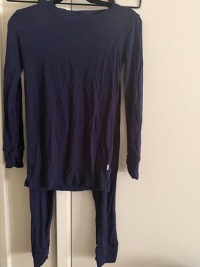 Little Sleepies Navy Long Sleeve Pants Set